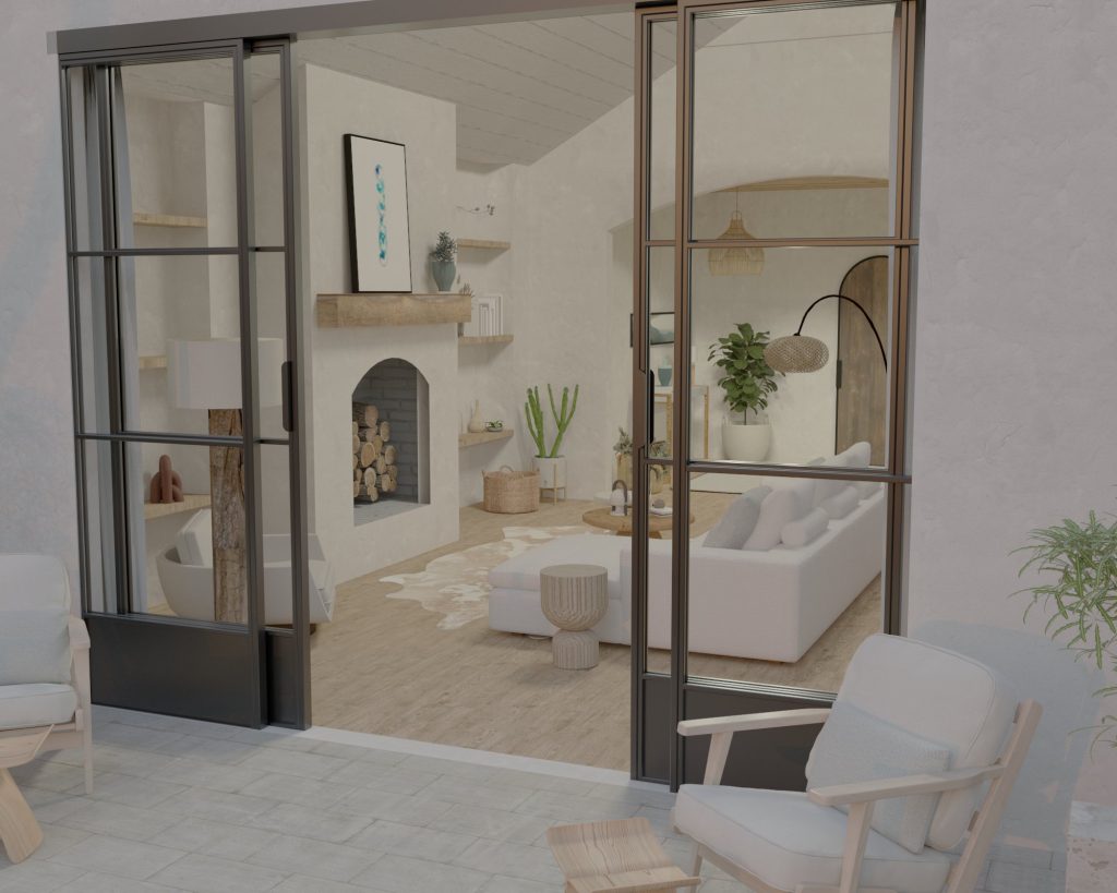 ADOBE STYLE FEATURING WOOD TEXTURES, BOHO LIGHTING, RECLAIMED WOOD AND A RELAXED VIBE